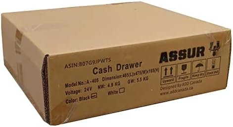 ADD Cash Drawer 16"x16.5"x4" POS Cash Box with Cash Register Till Tray - Image 9