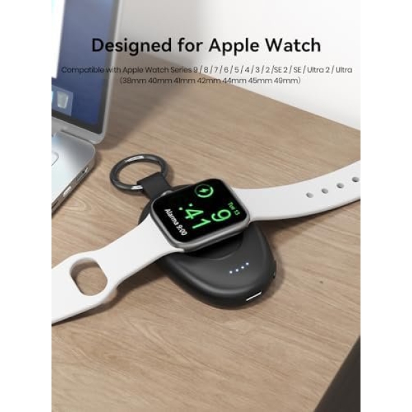 GagaKing for Apple Watch Charger, Portable iWatch Charger Wireless Magnetic - Image 2