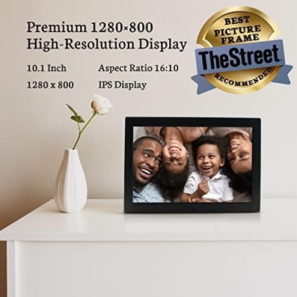 BSIMB 32GB 10.1 Inch WiFi Digital Photo Frame, Smart Digital Picture Frame - Image 3