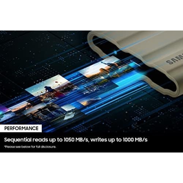 SAMSUNG T7 Shield 4TB, Portable SSD, up-to 1050MB/s, USB 3.2 Gen2, Rugged - Image 5
