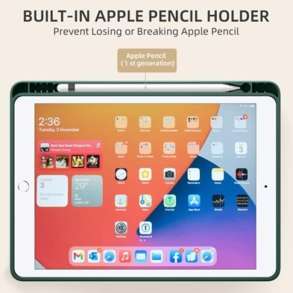 Akkerds Case Compatible with iPad 10.2 Inch 2021/2020 iPad 9th/8th Generation - Image 4