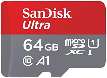 SanDisk 64GB Ultra MicroSDXC UHS-I Memory Card with Adapter