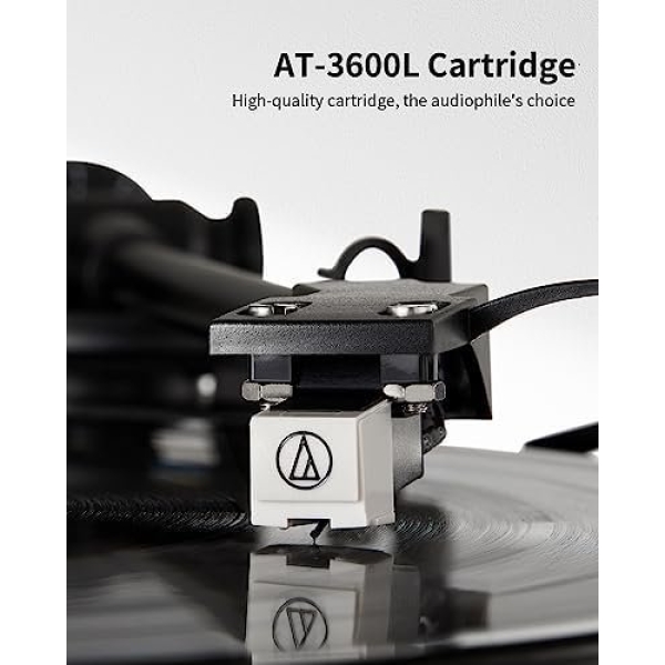 ANGELS HORN Vinyl Record Player, Hi-Fi System Bluetooth Turntable Players - Image 2