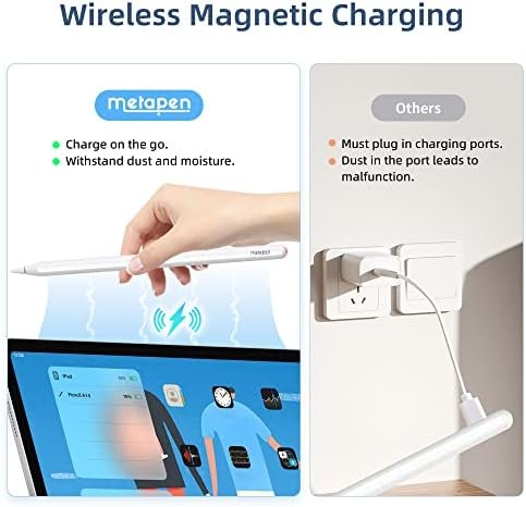 Metapen iPad Pencil A14 Wireless Magnetic Charge丨Best Alternative to Apple - Image 2