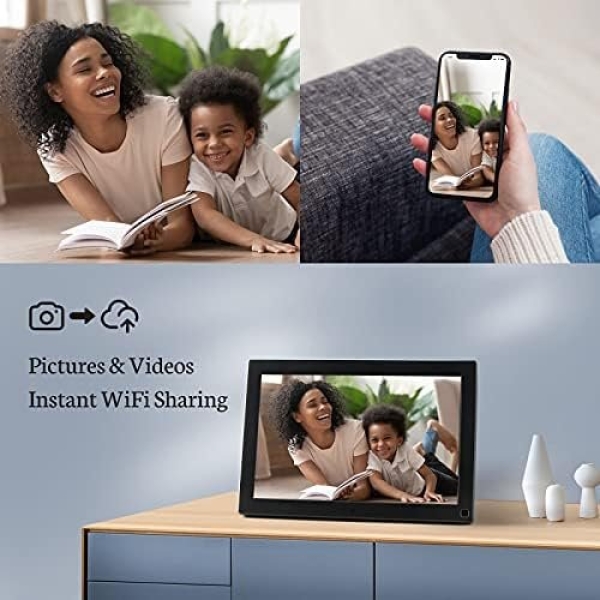 BSIMB 32GB 10.1 Inch WiFi Digital Photo Frame, Smart Digital Picture Frame - Image 2