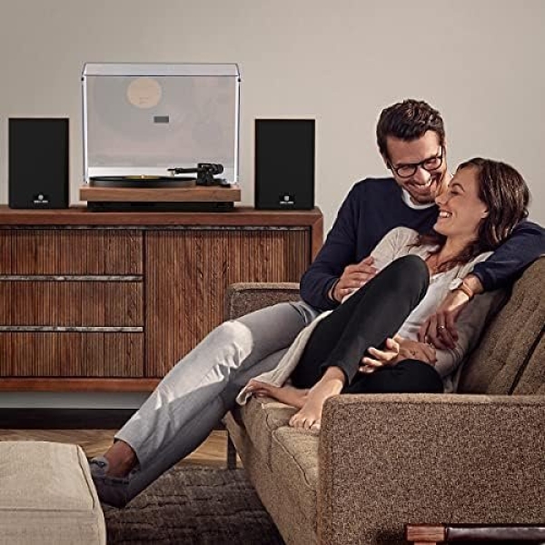 ANGELS HORN Vinyl Record Player, Hi-Fi System Bluetooth Turntable Players - Image 7